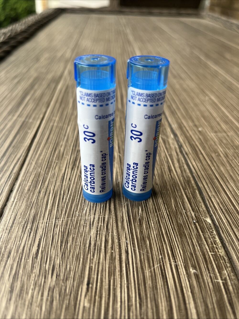 (2) Calcarea Carbonica, 30C, Cradle Cap Relief, Approx 160 Pellets